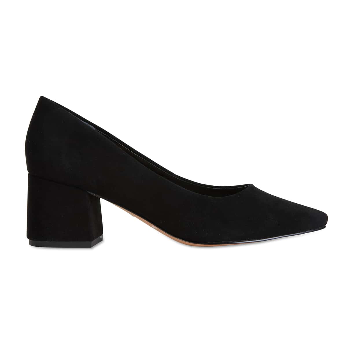 Idol Heel in Black Suede