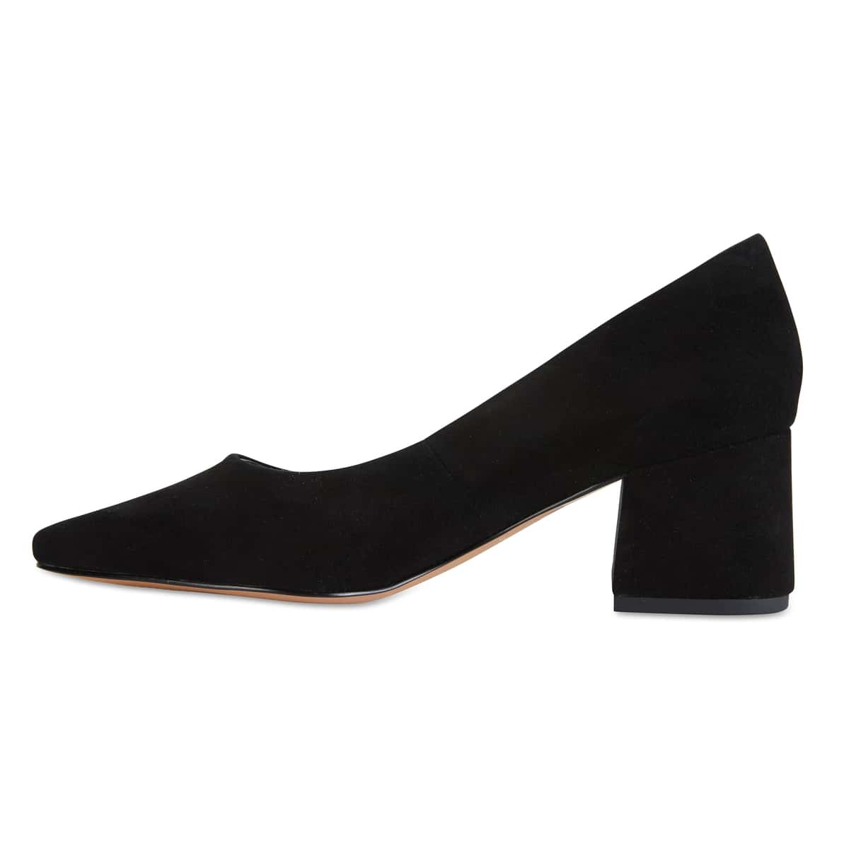 Idol Heel in Black Suede