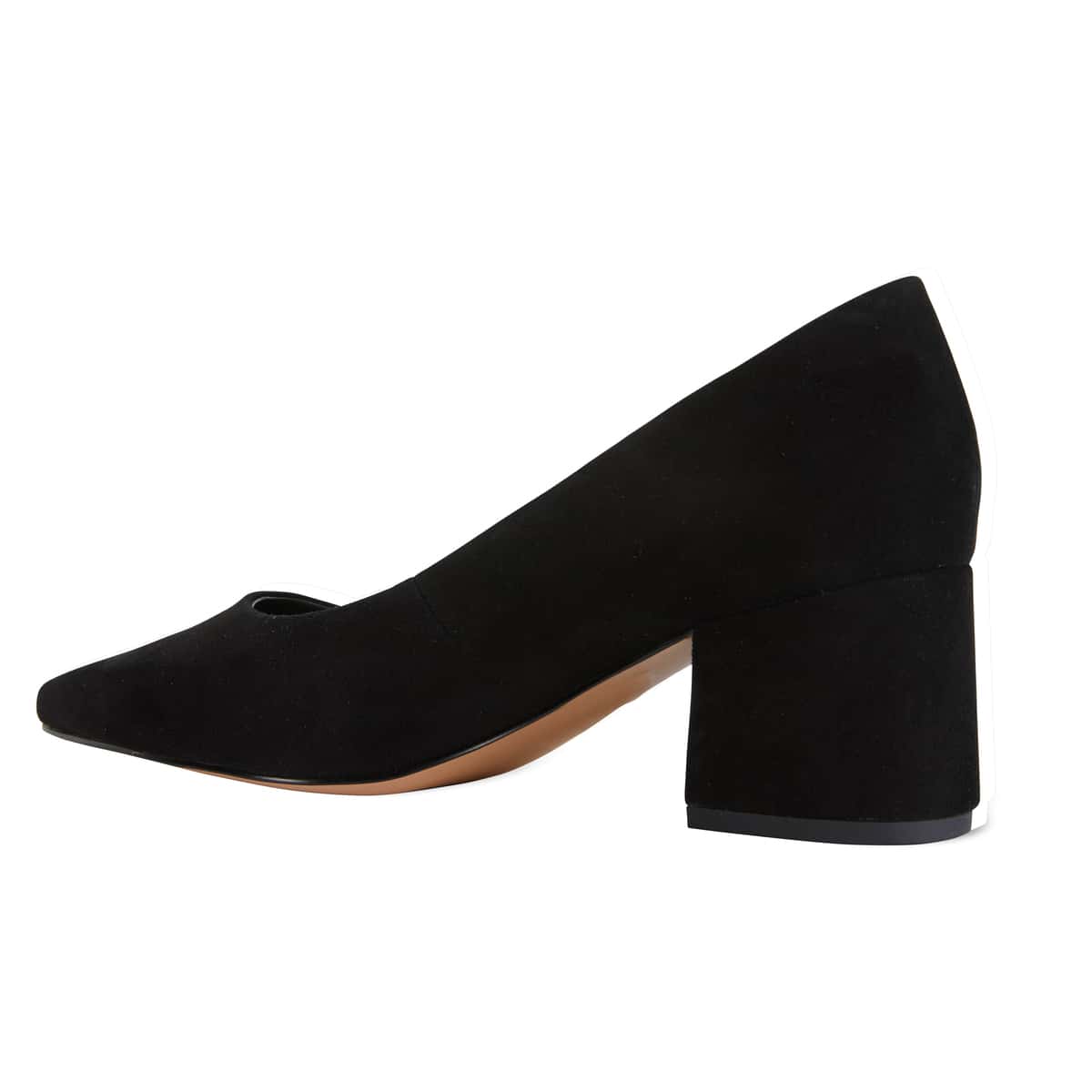 Idol Heel in Black Suede