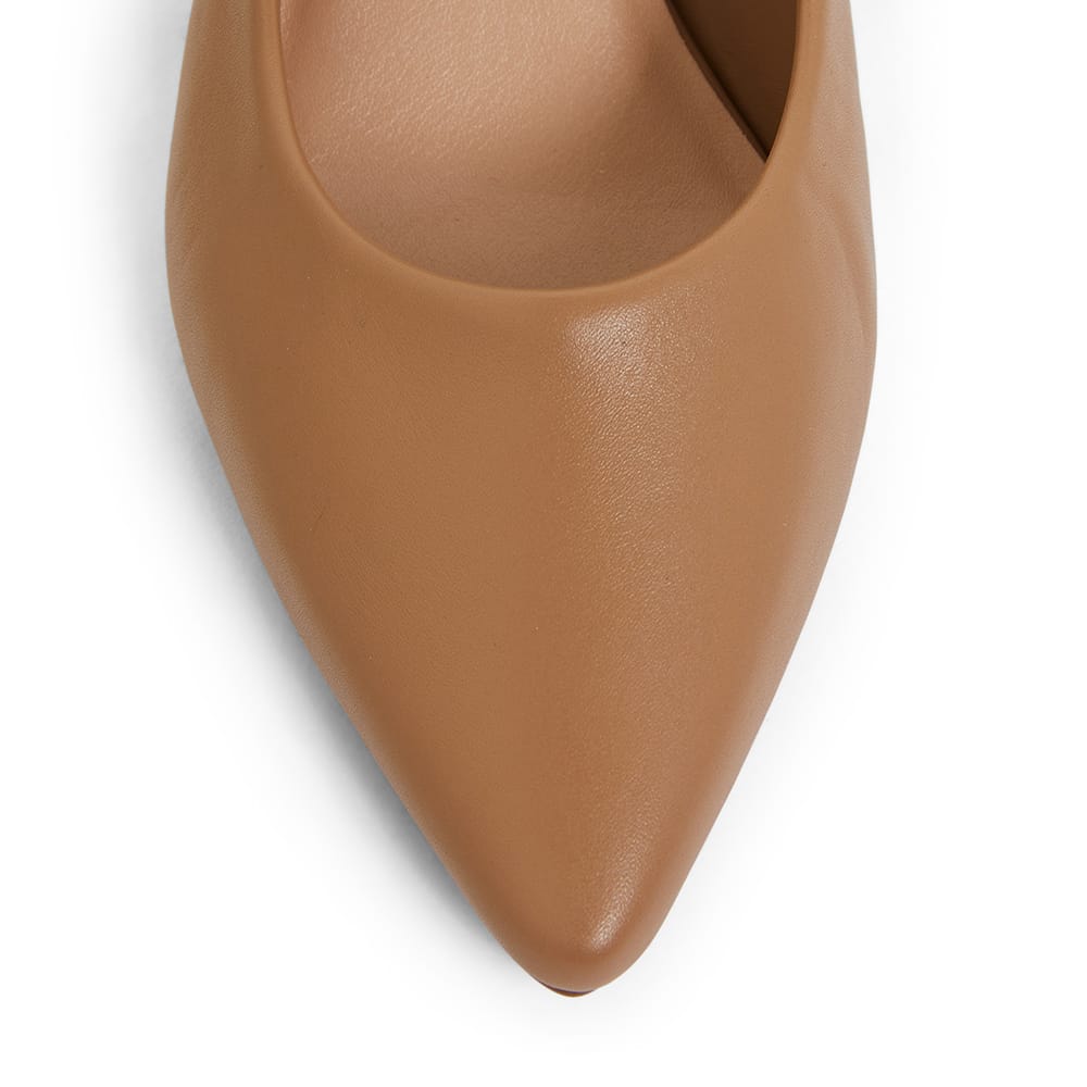 Idol Heel in Camel Leather