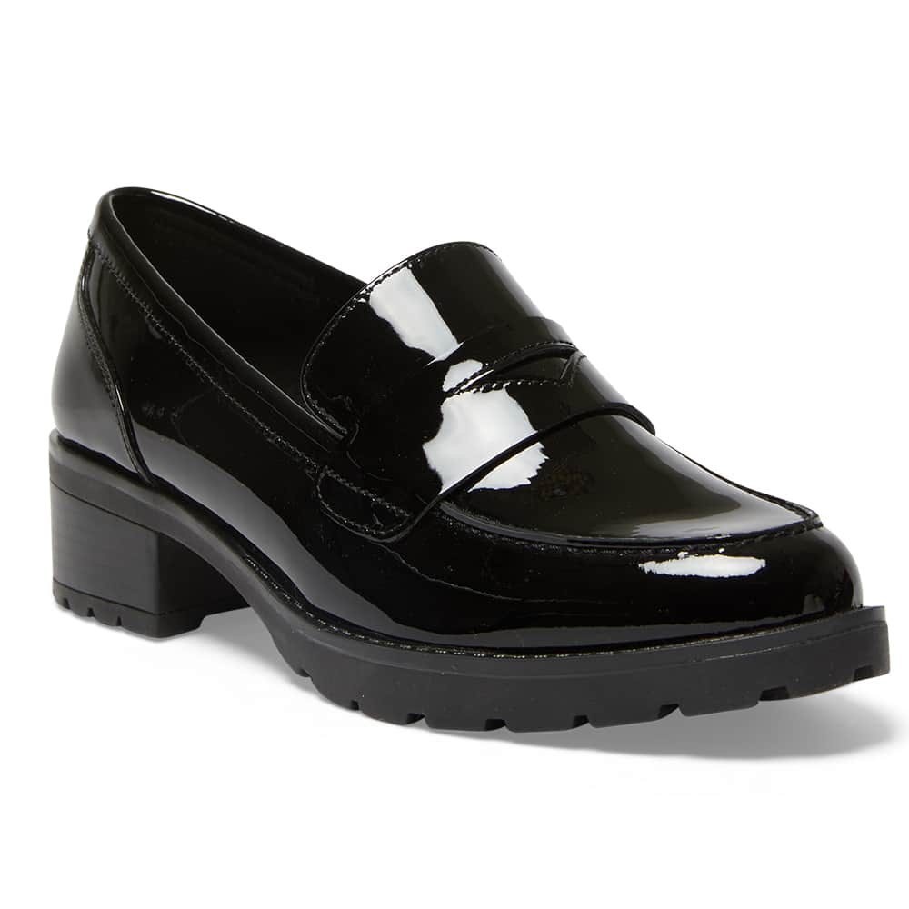 Impact Loafer in Black Patent