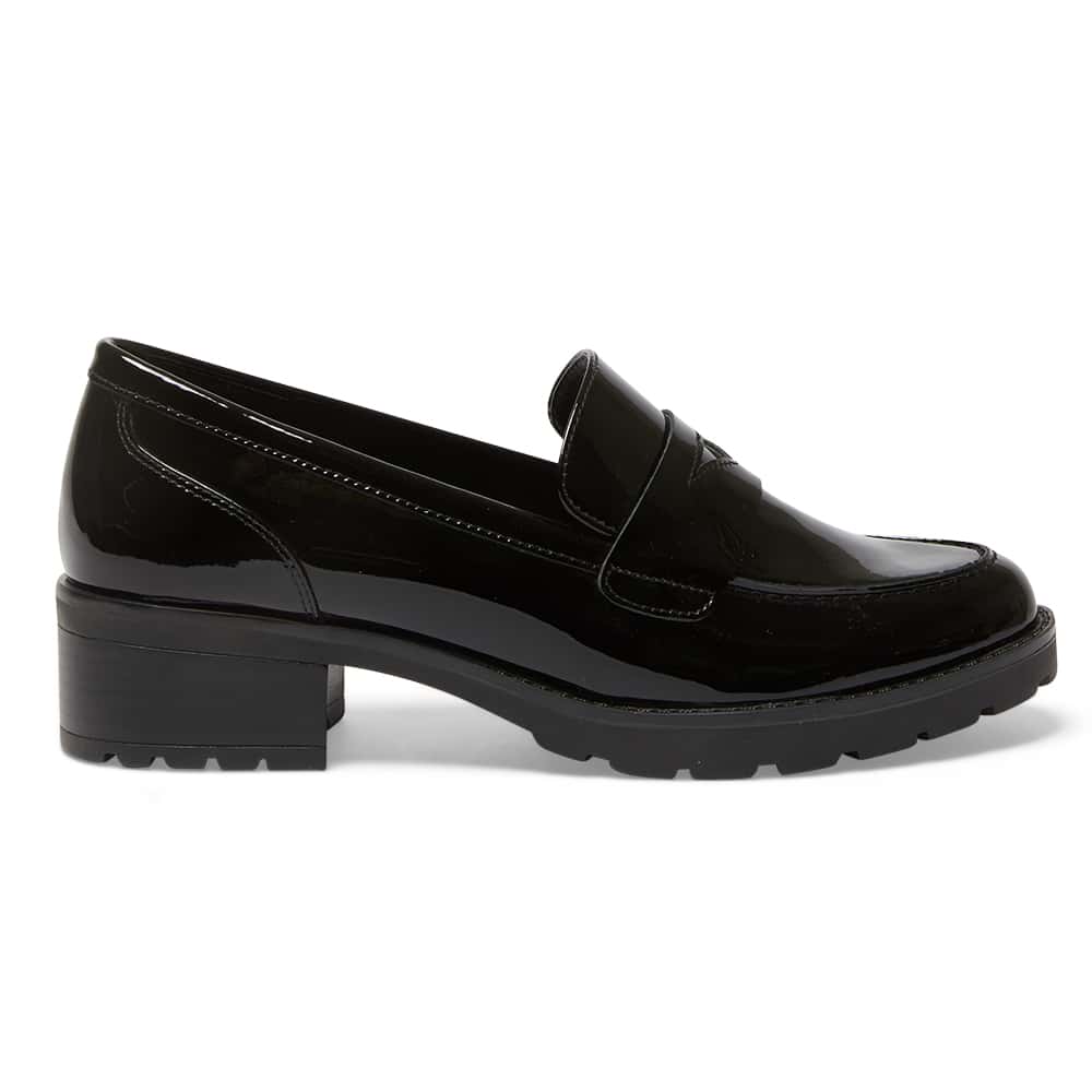 Impact Loafer in Black Patent