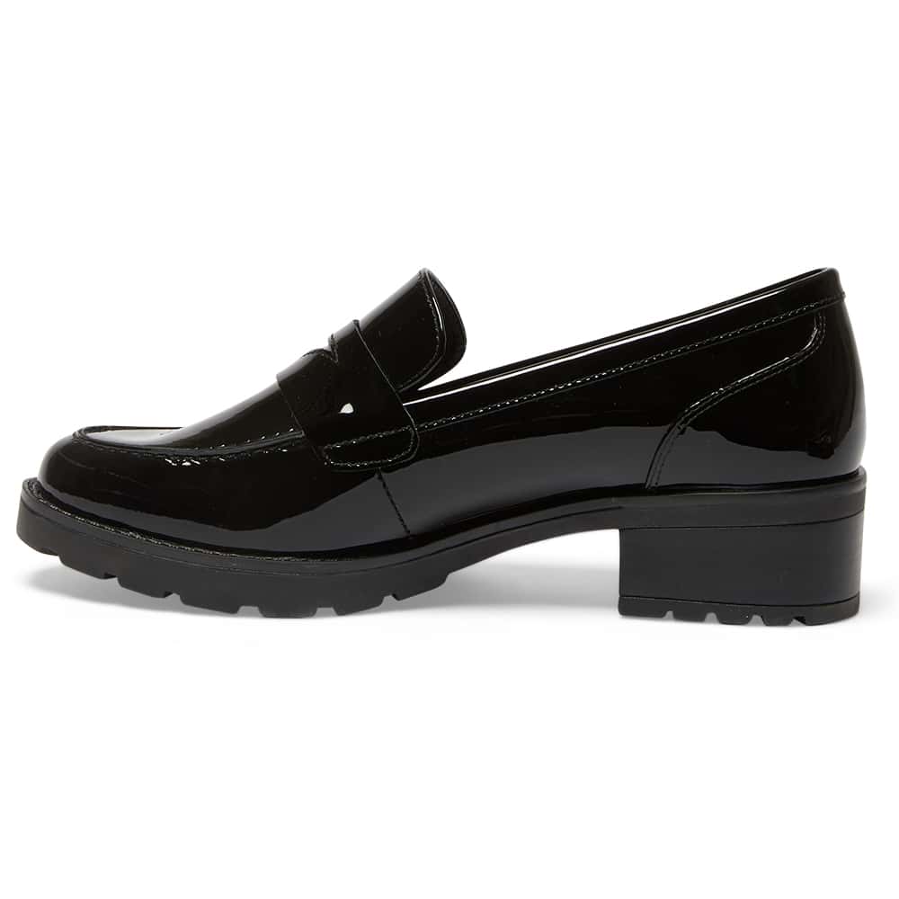 Impact Loafer in Black Patent