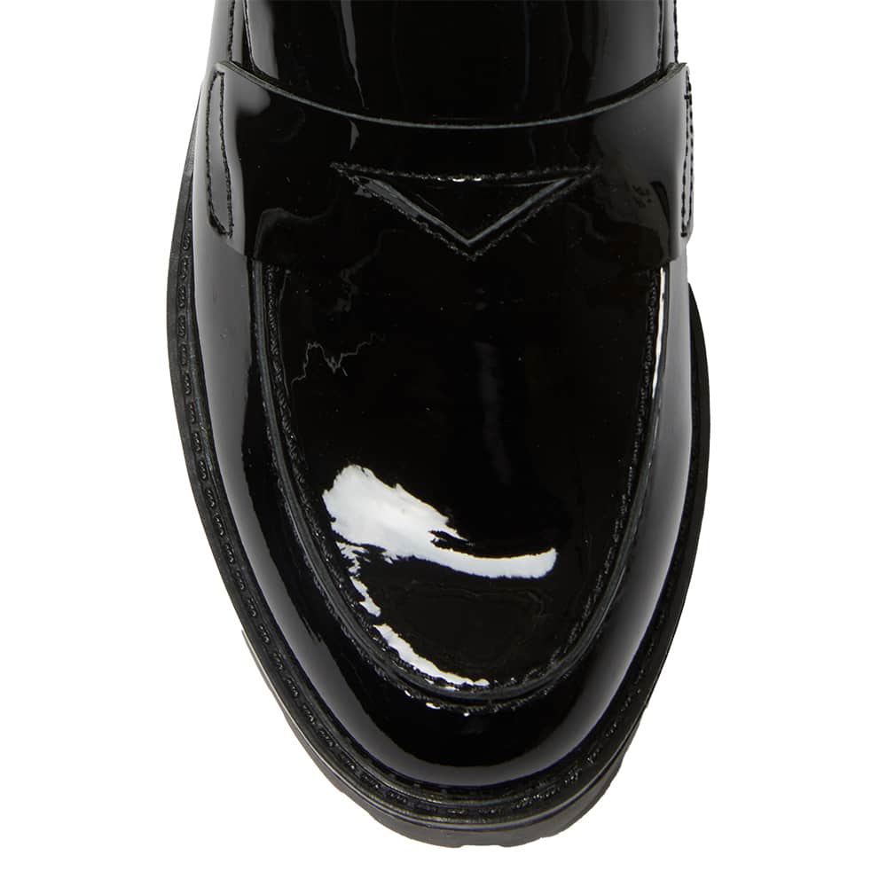 Impact Loafer in Black Patent
