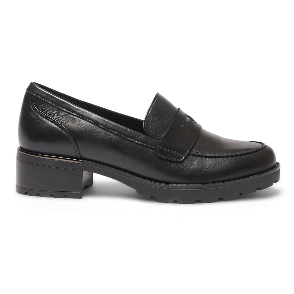 Impact Loafer in Black Leather