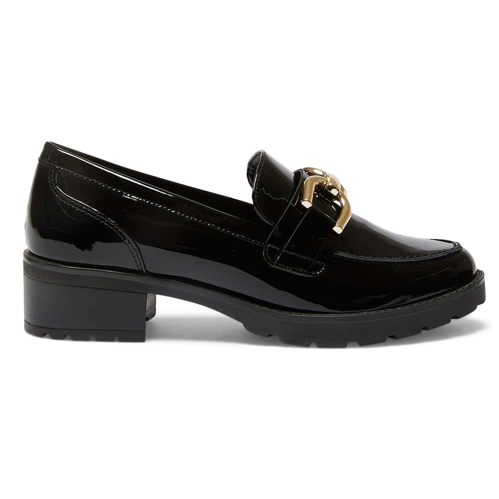 Impress Loafer in Black Patent