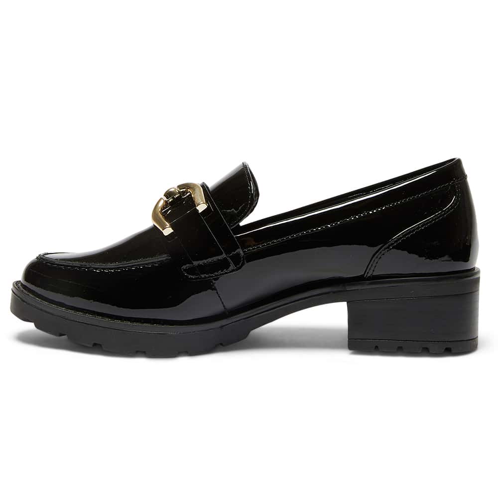 Impress Loafer in Black Patent