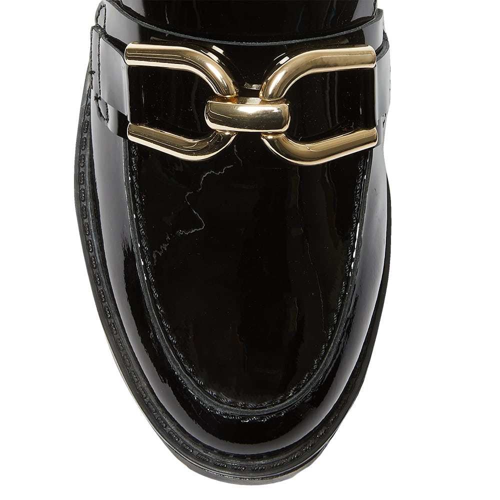 Impress Loafer in Black Patent