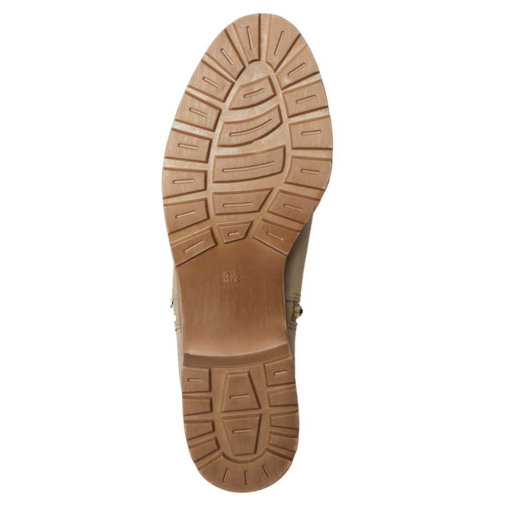 Indigo Boot in Tan Suede