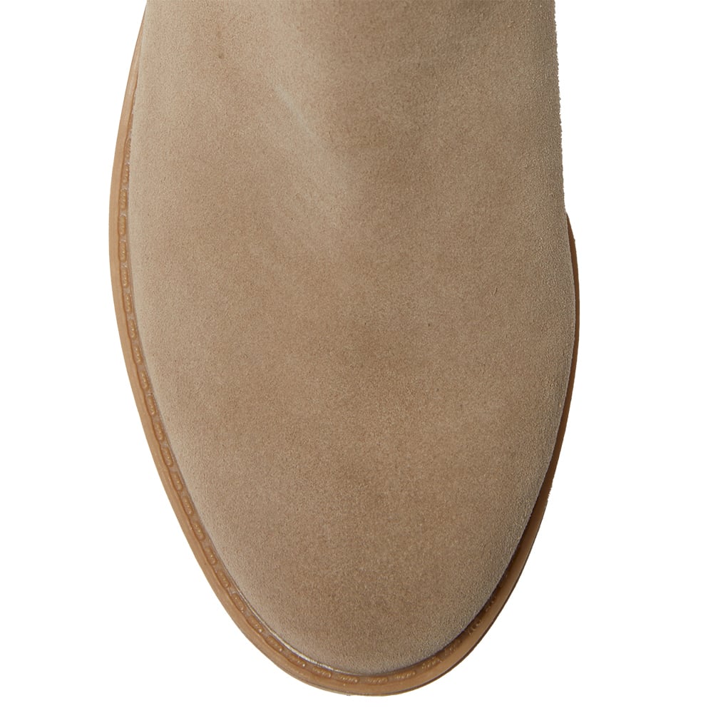Indigo Boot in Taupe Suede