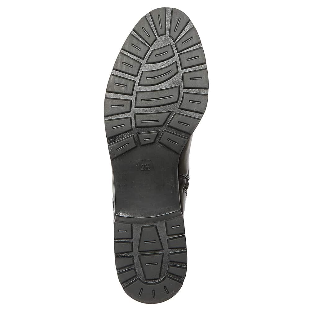 Inferno Boot in Black Leather