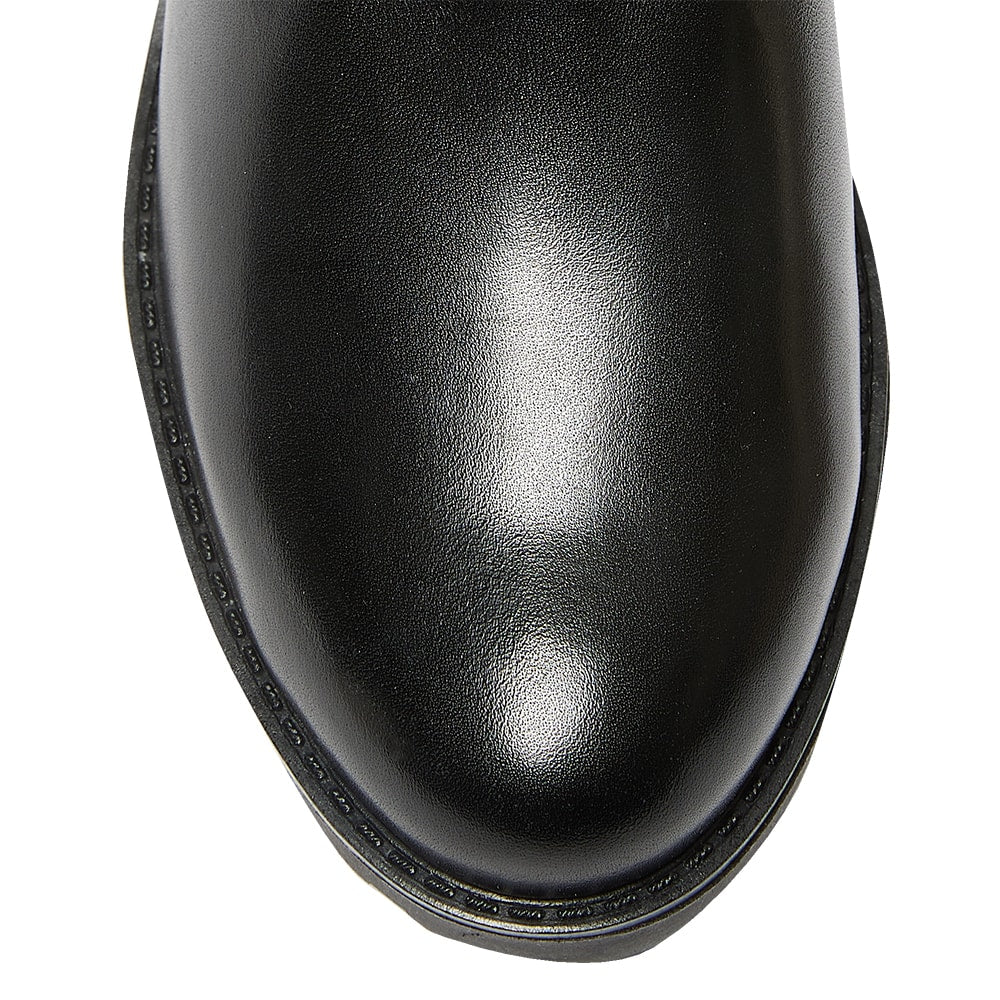 Inferno Boot in Black Leather