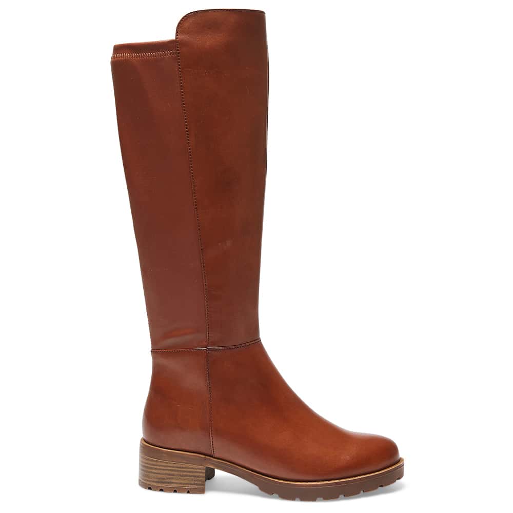 Innovate Boot in Mid Brown Leather