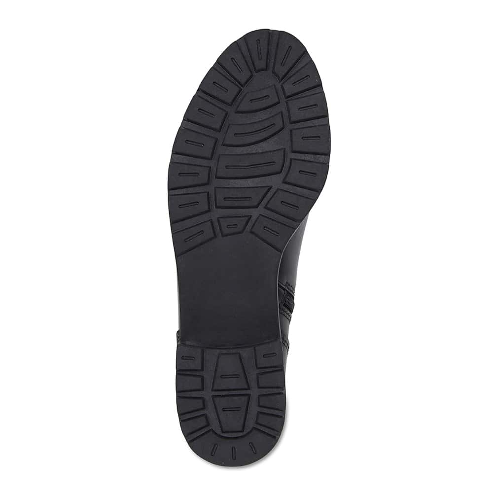 Istanbul Boot in Black Leather