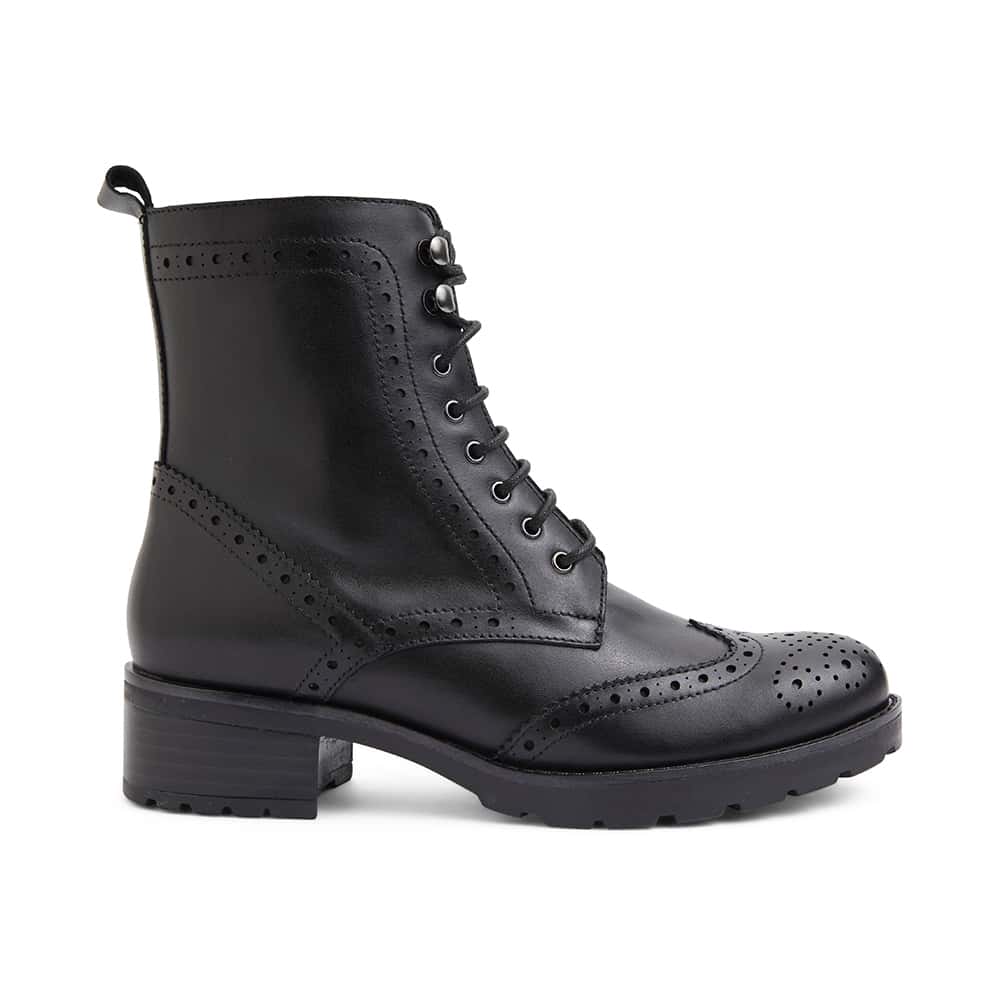 Ivan Boot in Black Leather