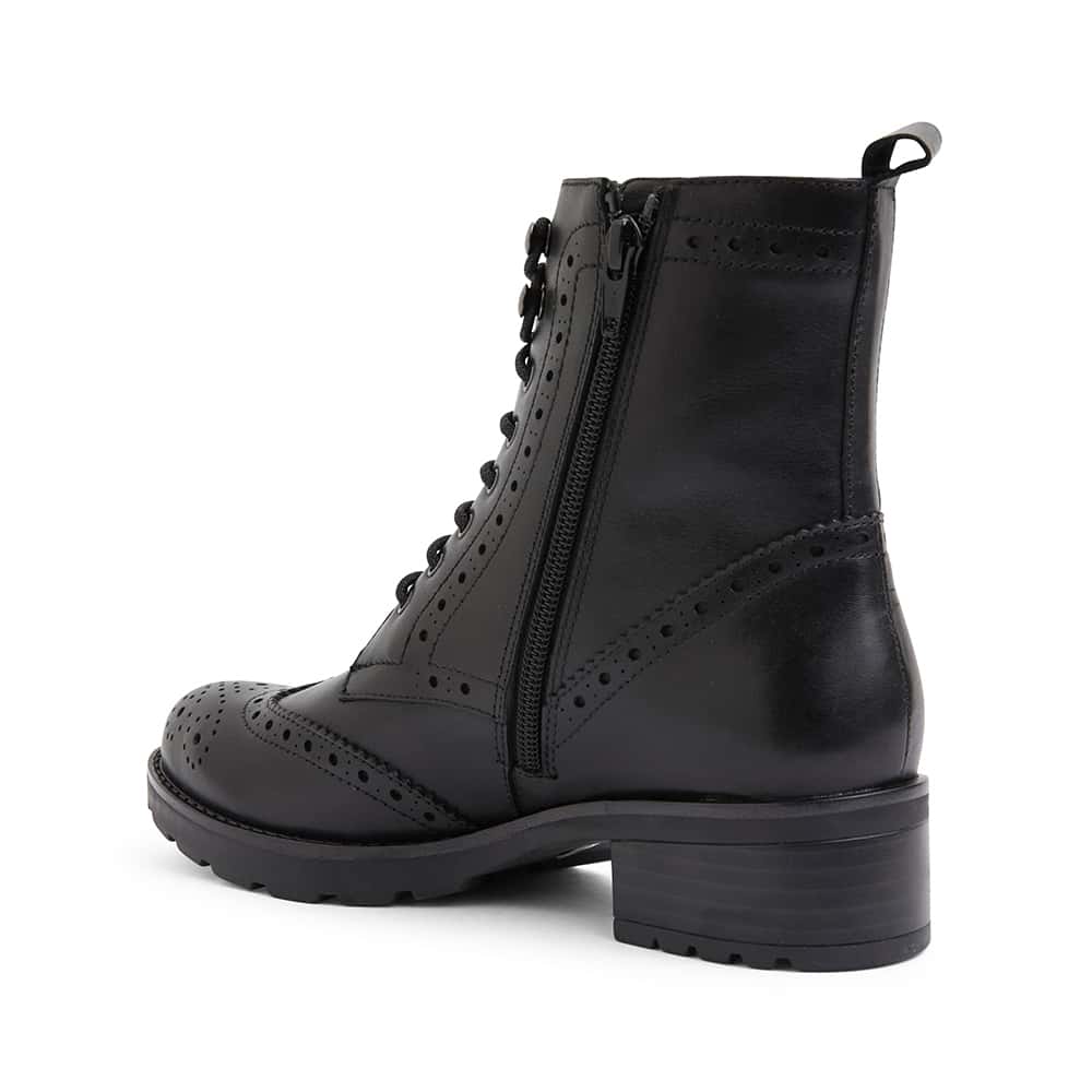 Ivan Boot in Black Leather
