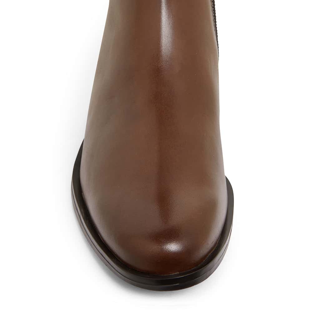 Jackpot Boot in Brown Leather
