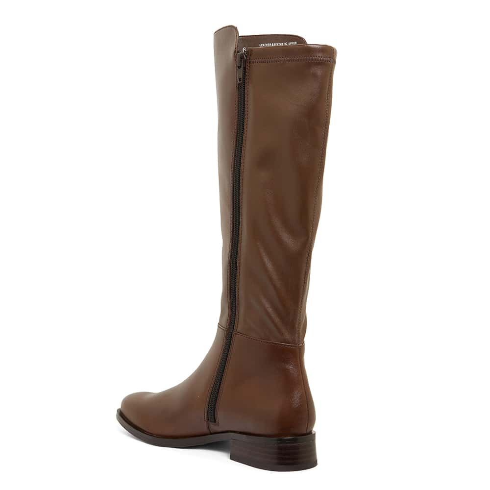 Jackpot Boot in Brown Leather
