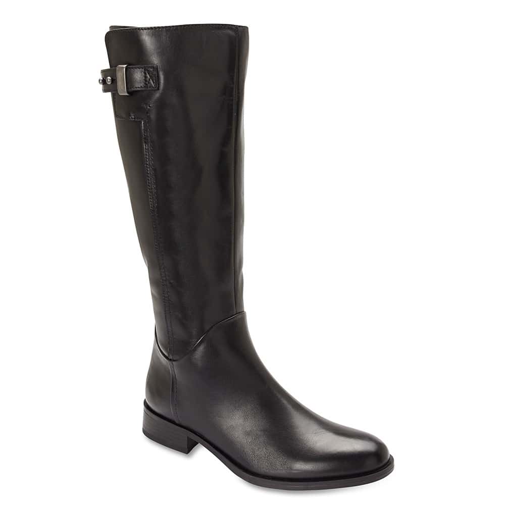 Jenna Boot in Black Leather | Sandler | Shoe HQ