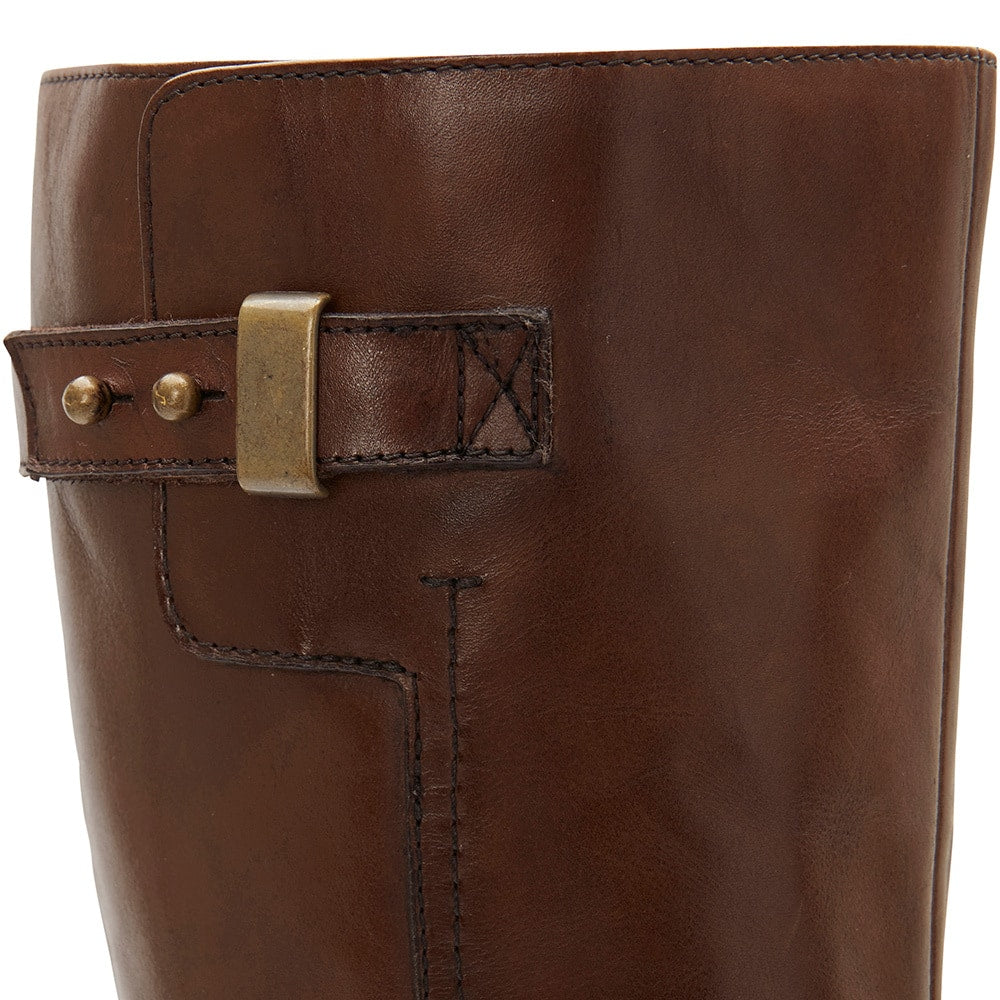Jenna Boot in Brown Leather