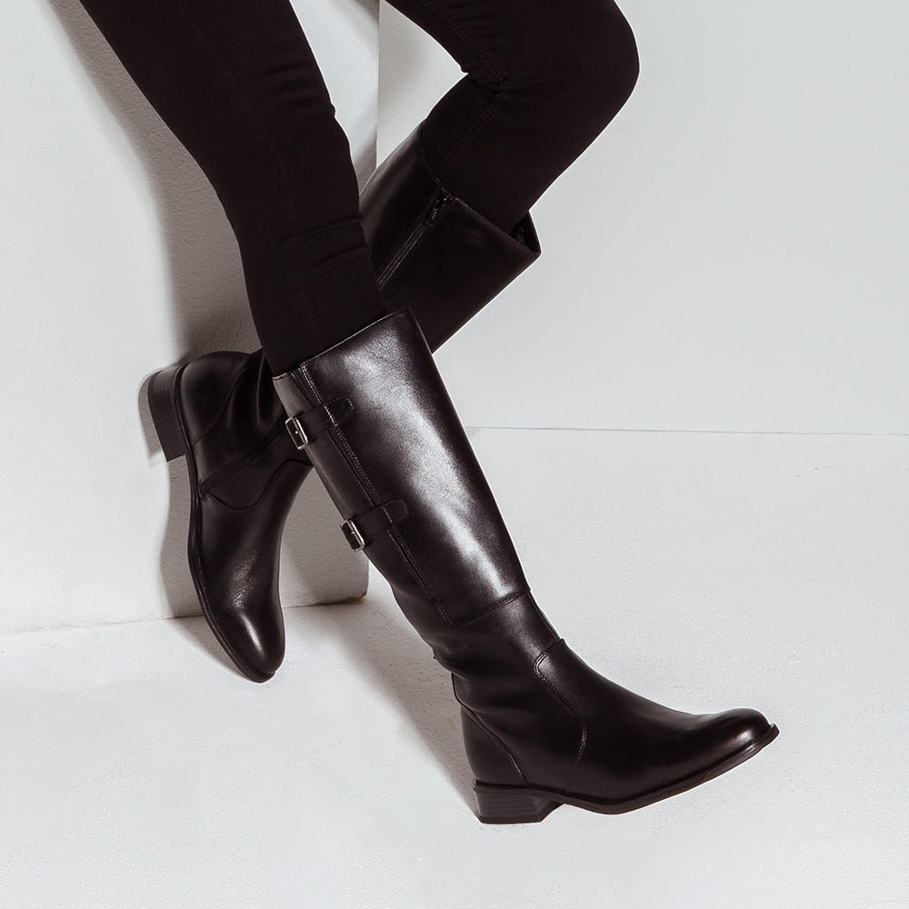 Jerome Boot in Black Leather