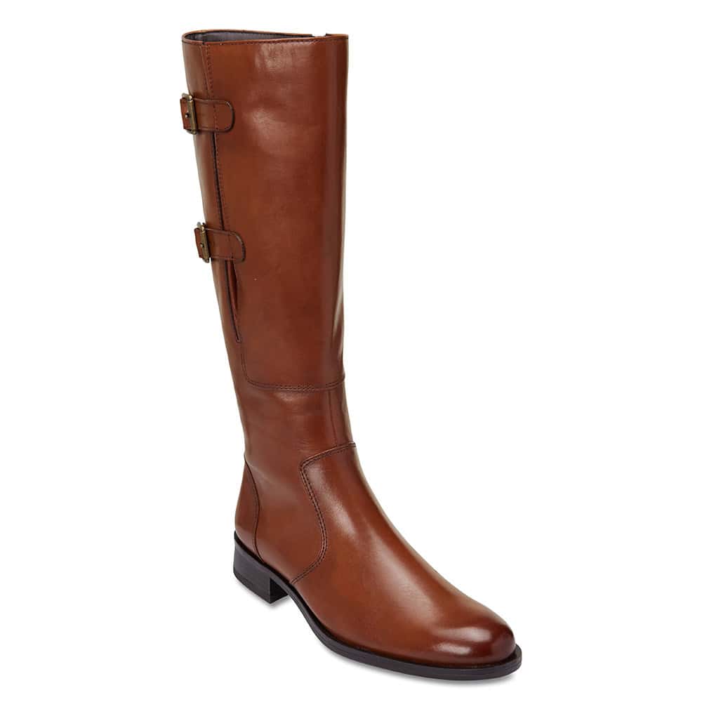 Jerome Boot in Mid Brown Leather
