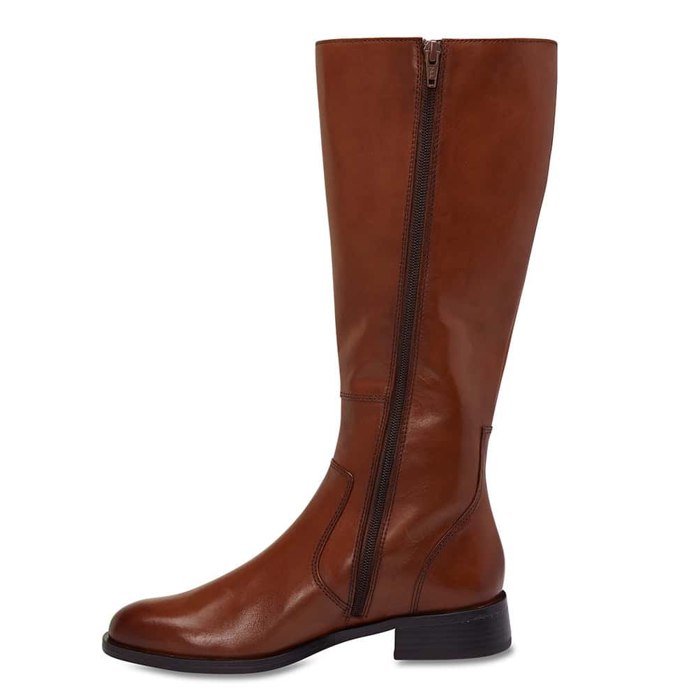 Jerome Boot in Mid Brown Leather