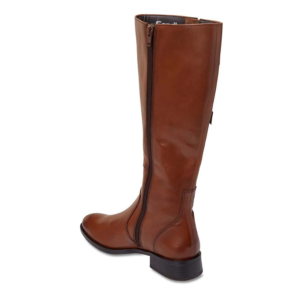 Jerome Boot in Mid Brown Leather