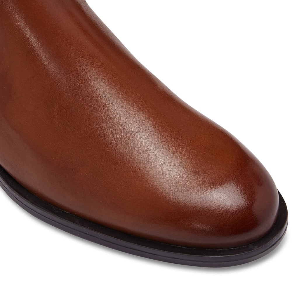 Jerome Boot in Mid Brown Leather