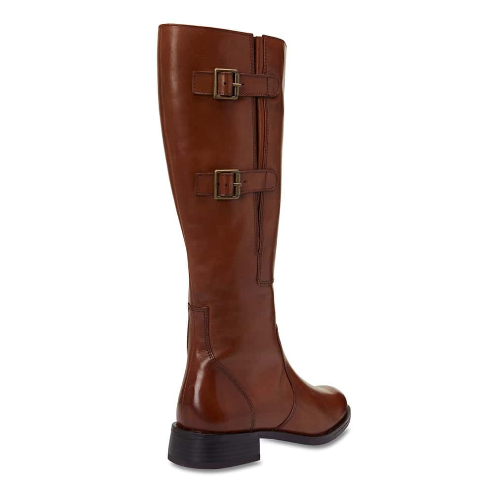 Jerome Boot in Mid Brown Leather