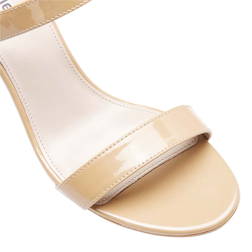 Jet Heel in Nude Patent