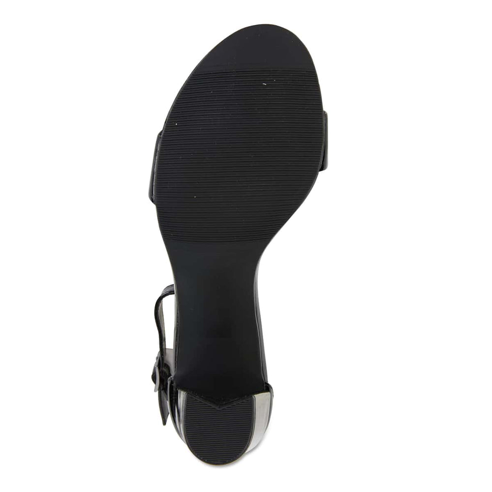 Juliet Heel in Black Patent