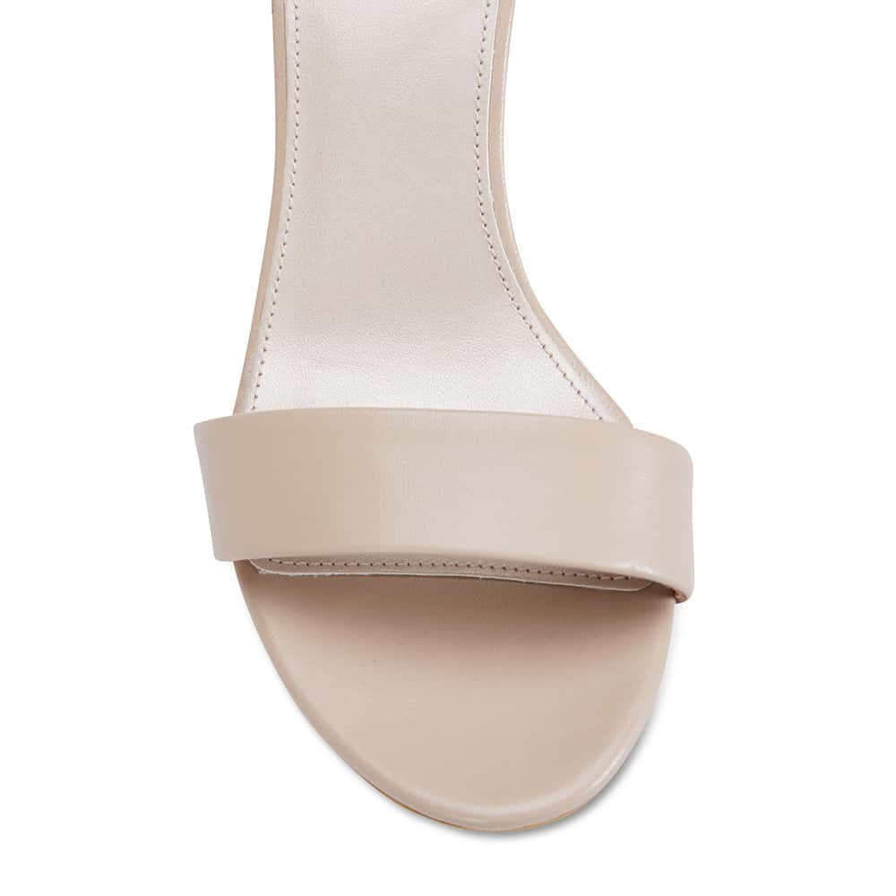 Juliet Heel in Nude Leather