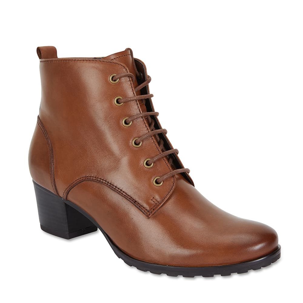 Kakadu Boot in Mid Brown Leather