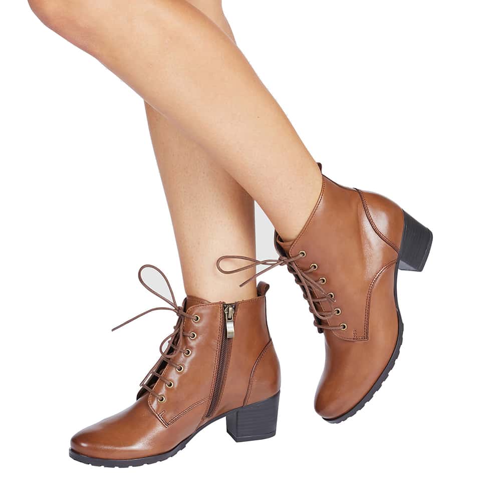 Kakadu Boot in Mid Brown Leather