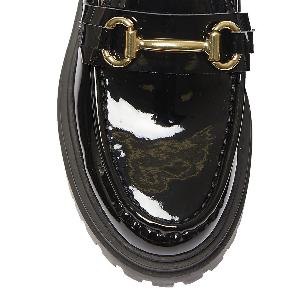 Kalista Loafer in Black Patent