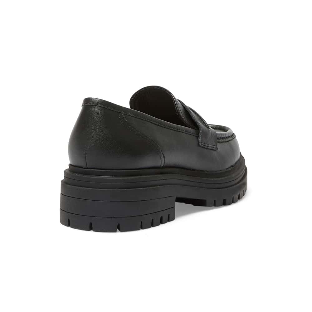 Kandy Loafer in Black Leather