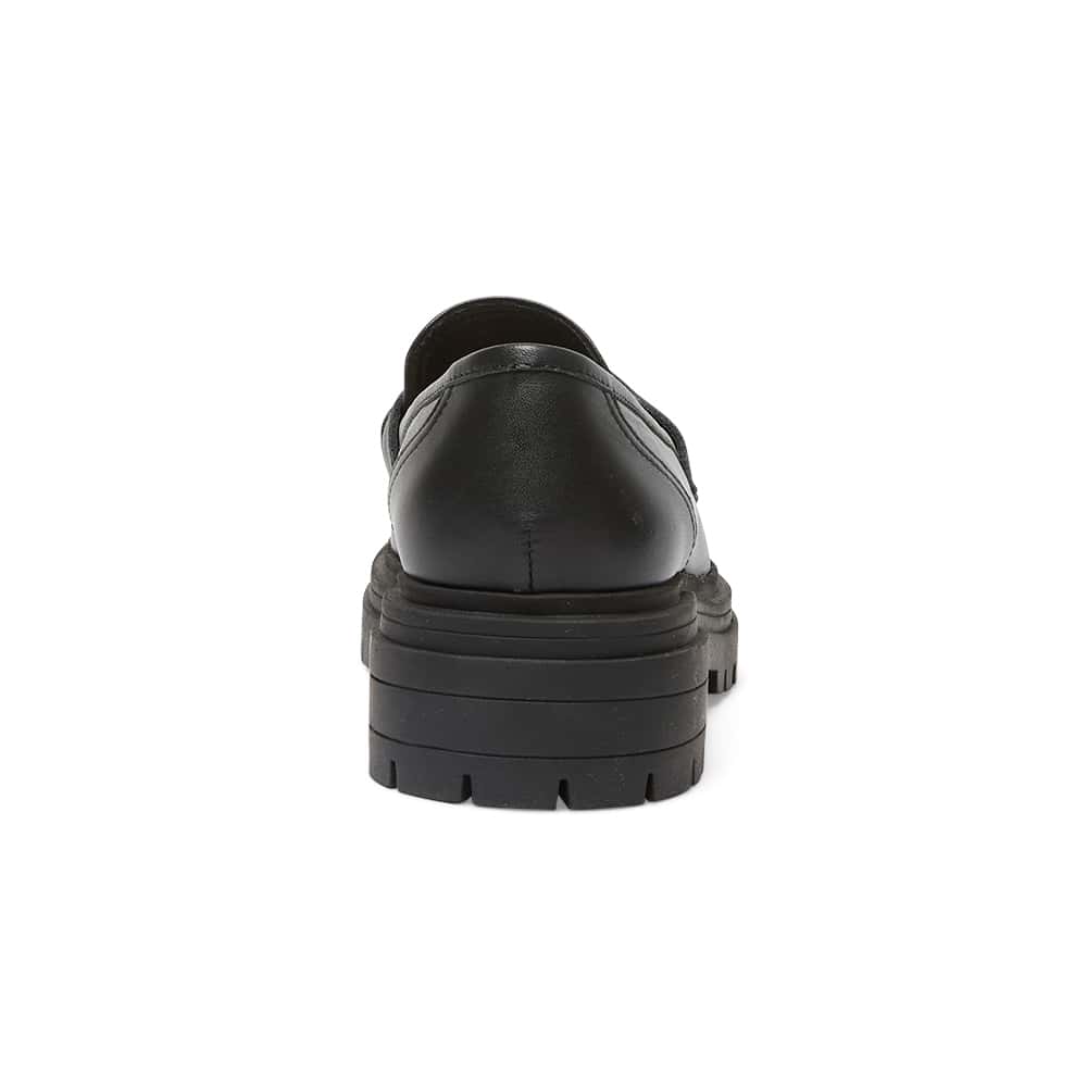Kandy Loafer in Black Leather