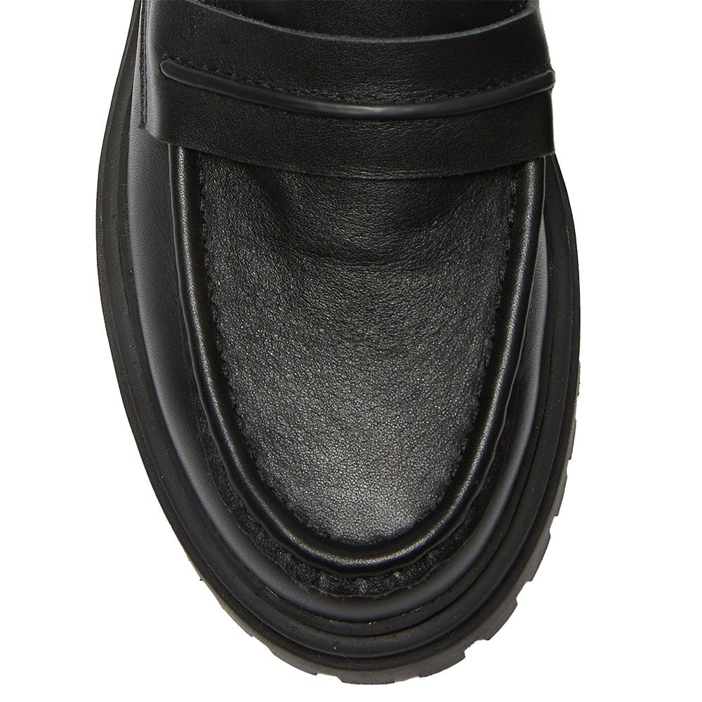 Kandy Loafer in Black Leather