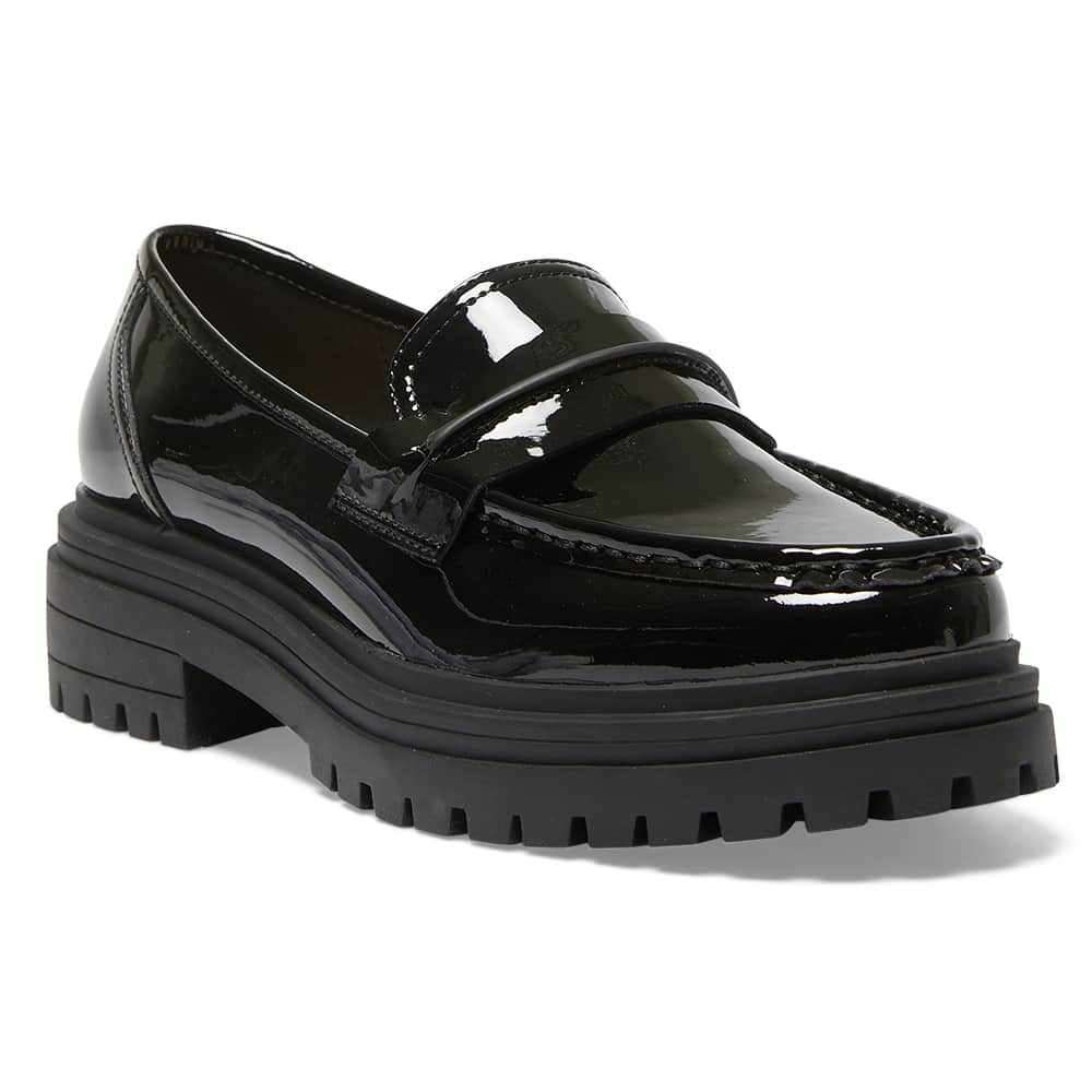 Kandy Loafer in Black Patent
