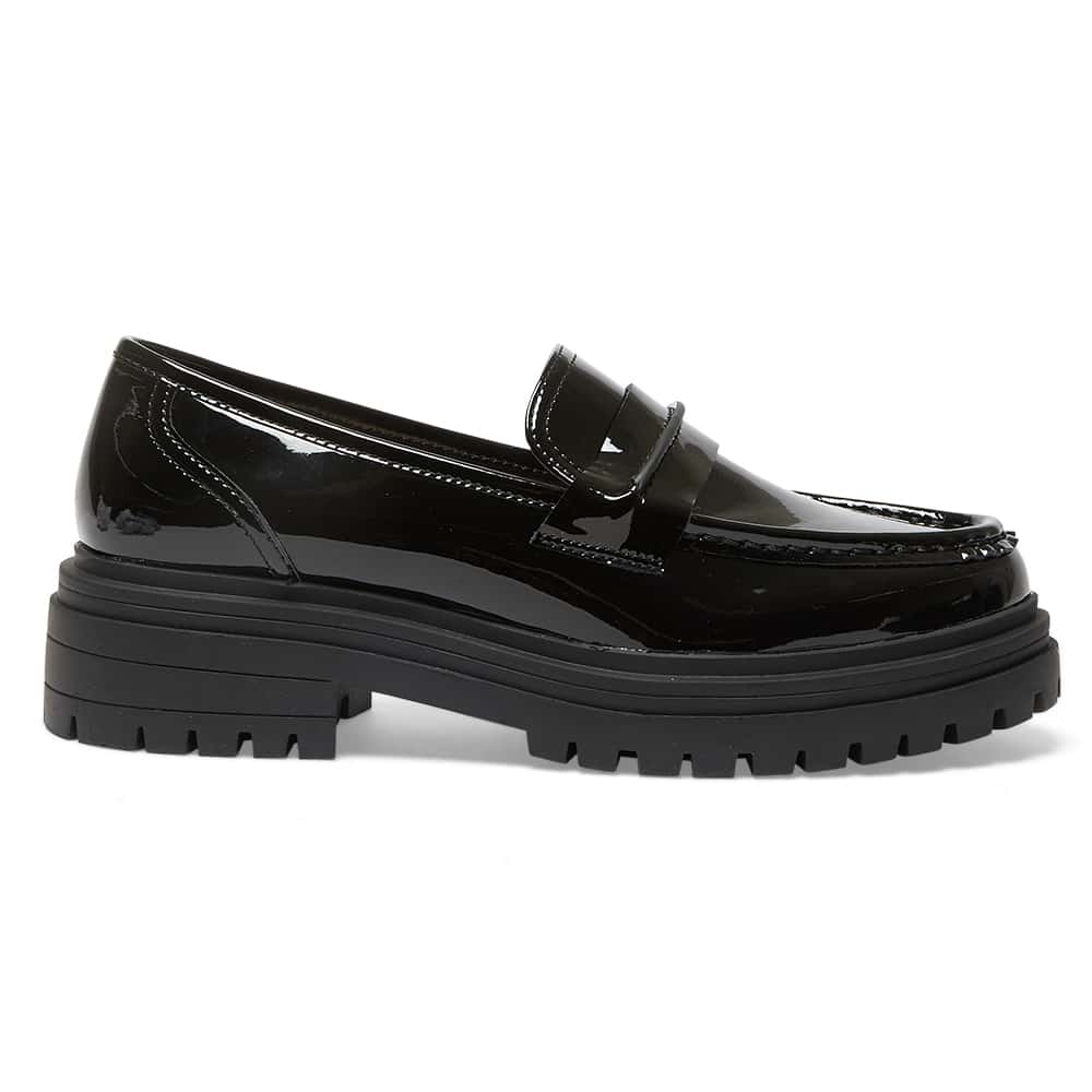 Kandy Loafer in Black Patent