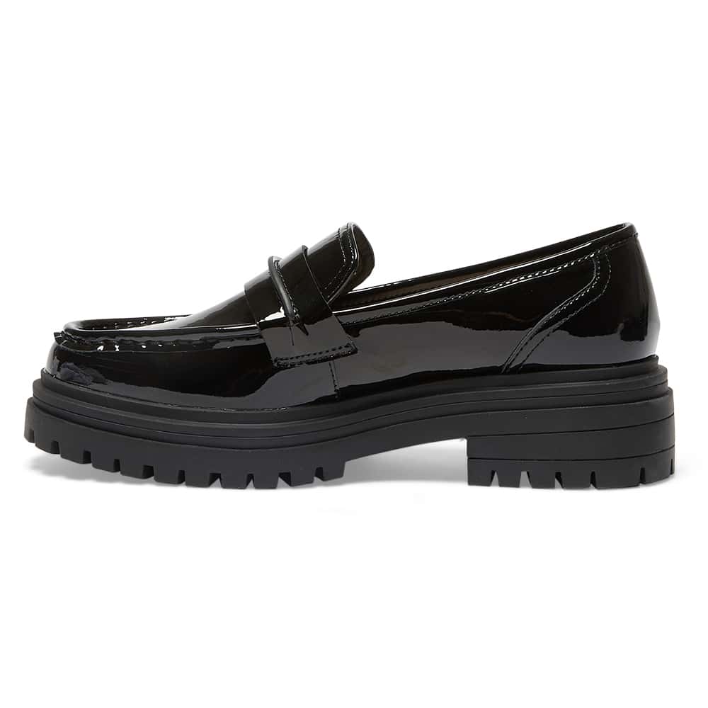 Kandy Loafer in Black Patent
