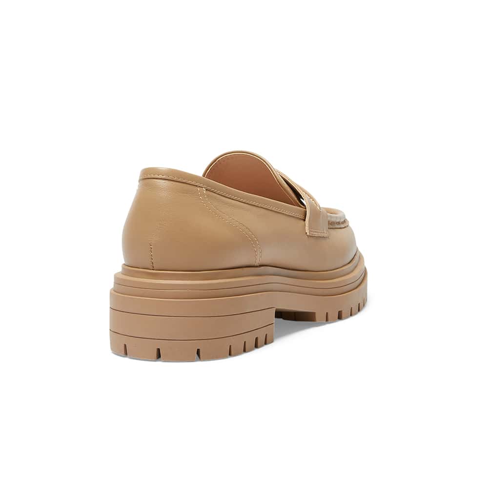 Kandy Loafer in Camel Leather
