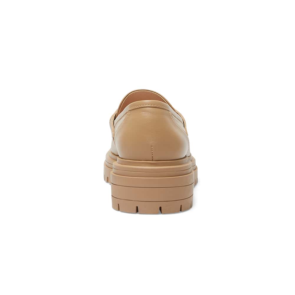 Kandy Loafer in Camel Leather