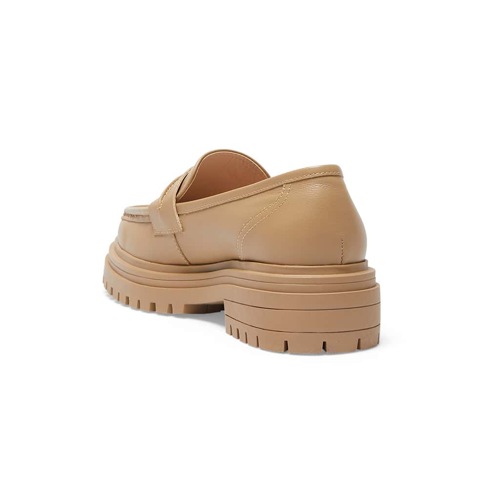 Kandy Loafer in Camel Leather