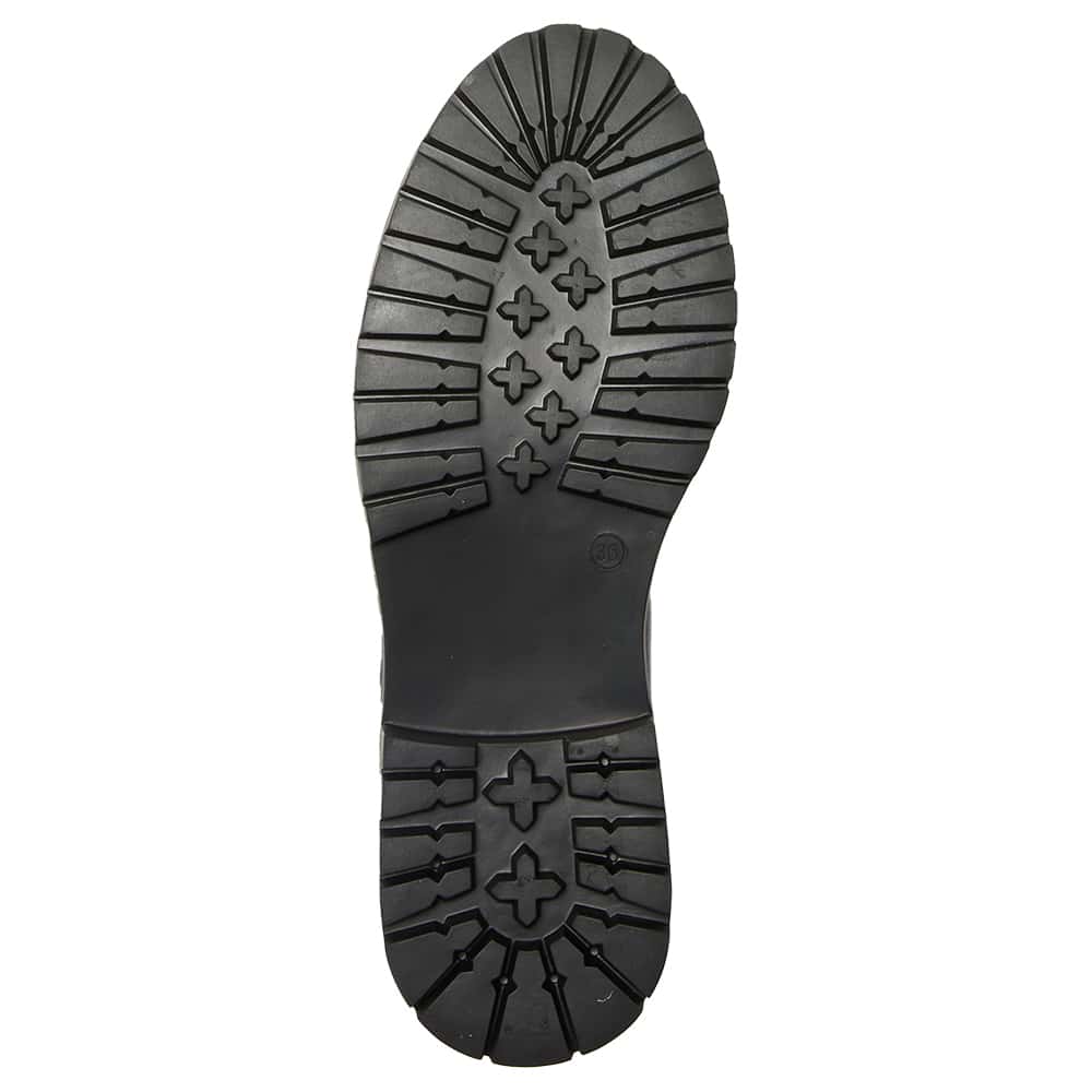 Kansas Boot in Black Leather