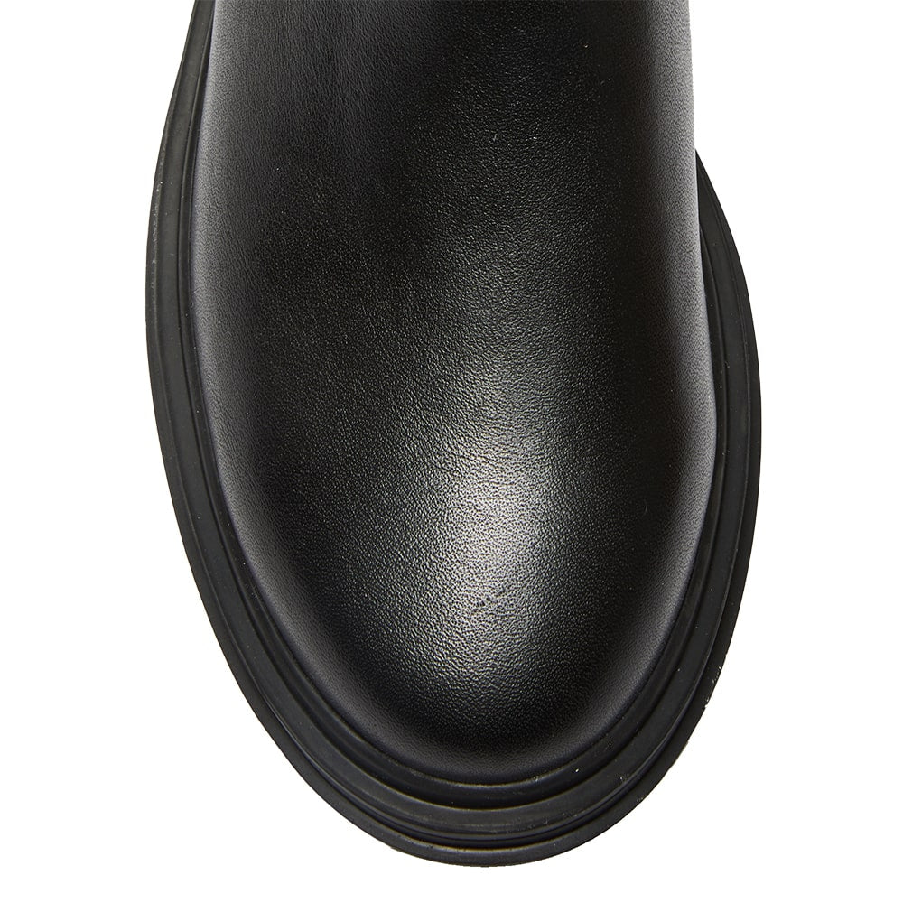 Kansas Boot in Black Leather