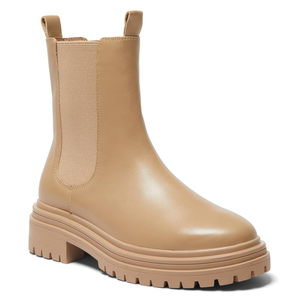 Kansas Boot in Camel Leather