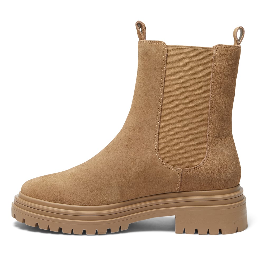 Kansas Boot in Taupe Suede