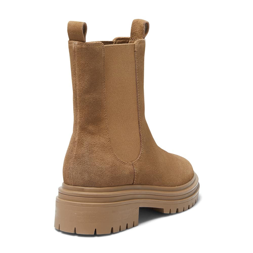 Kansas Boot in Taupe Suede